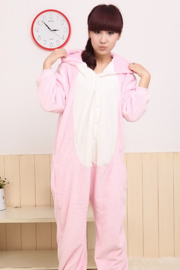 Mascot Costumes Kigurumi Pink Kitty Cat Costume - Click Image to Close